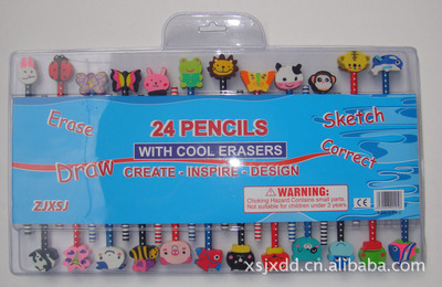 【【廠家直銷】供應(yīng)橡皮鉛筆吸卡套裝】價(jià)格,廠家,圖片,文具套裝,紹興縣新世紀(jì)文教用品-
